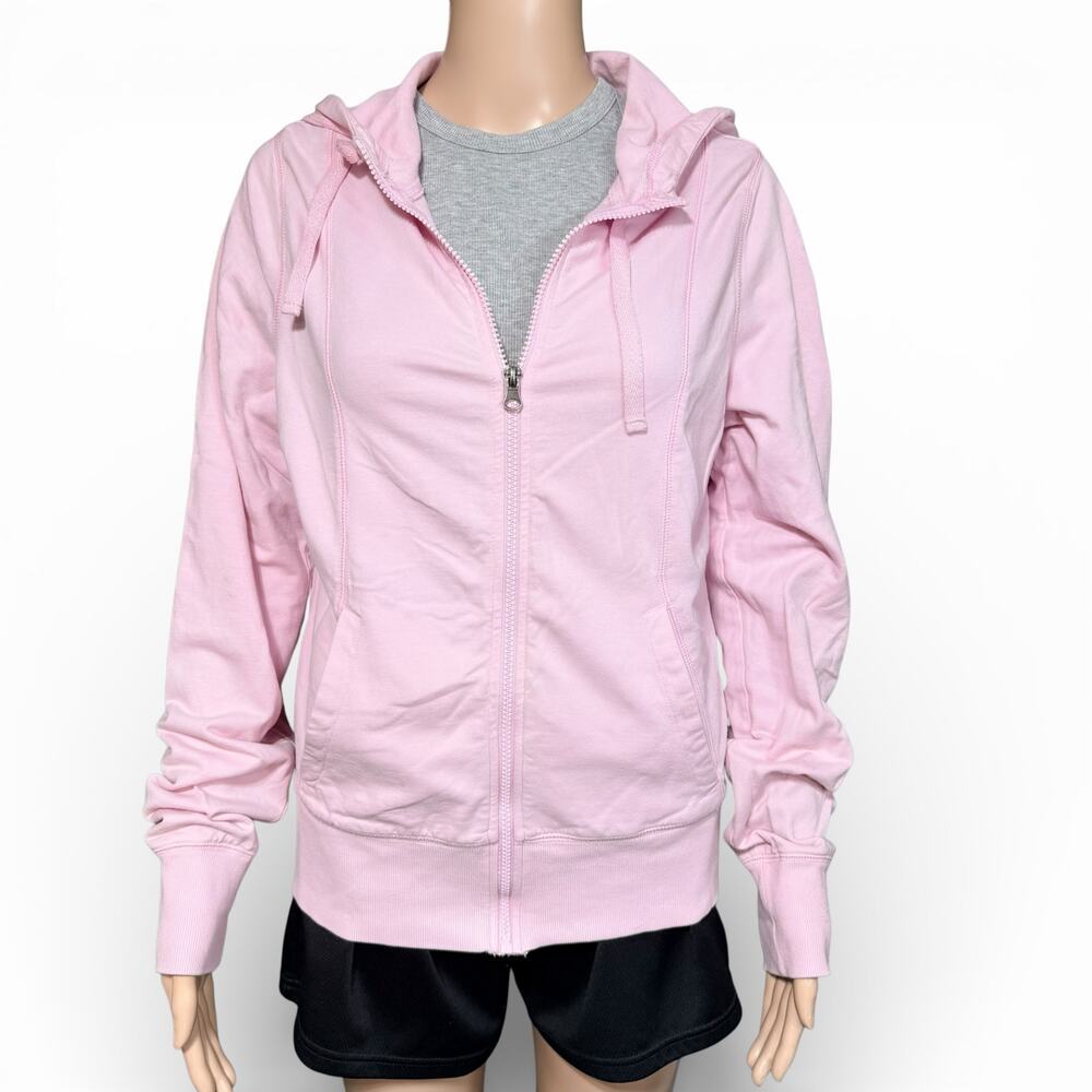 C9 by Champion Womens Hoodie Medium Pink Full Zip Athletic Hooded Sweatshirt